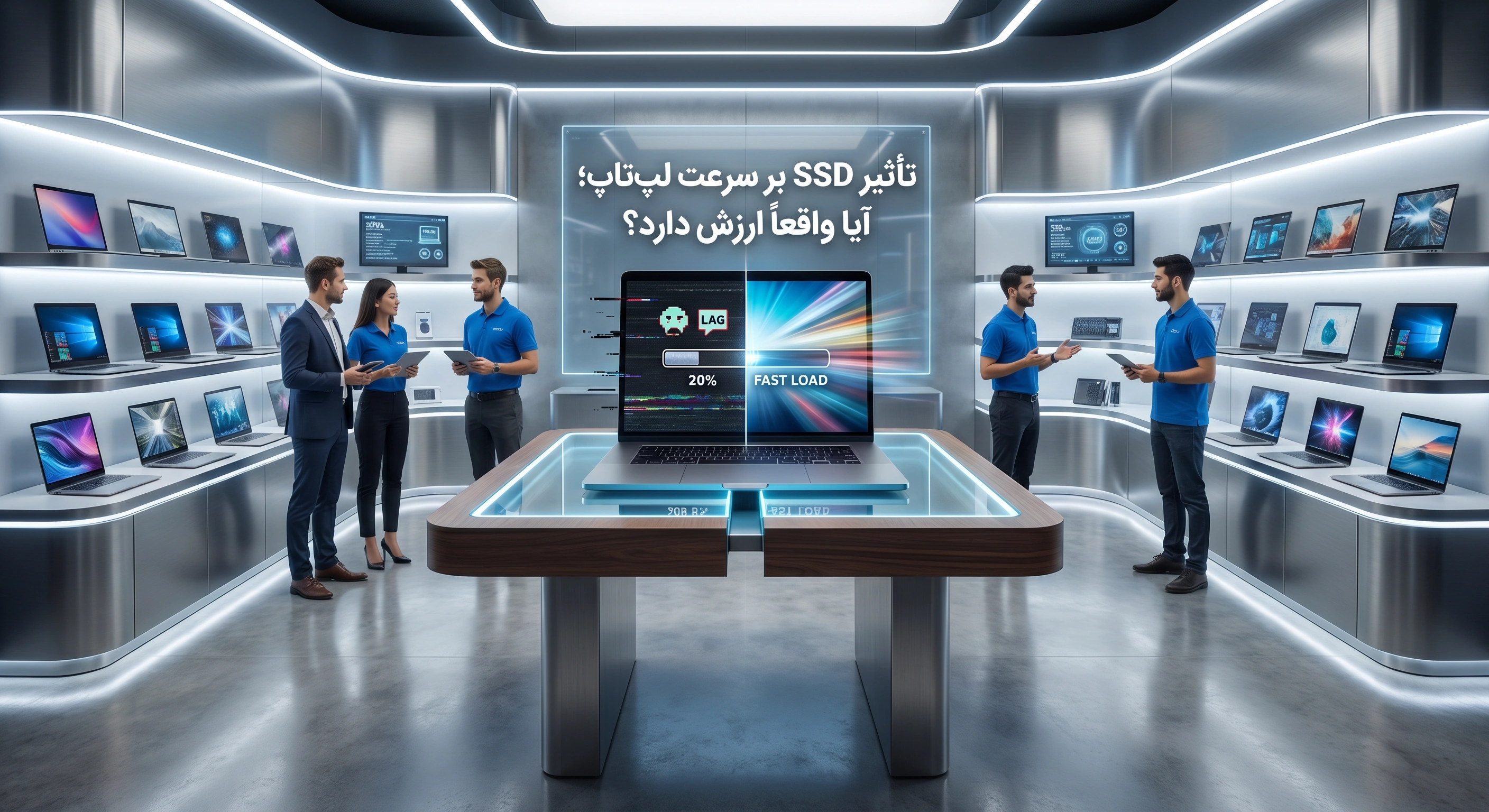 تاثیر ssd در لپ تاپ
